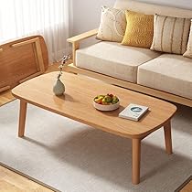 Amazon.co.jp: Yumcute センターテーブル 折りたたみ ロー